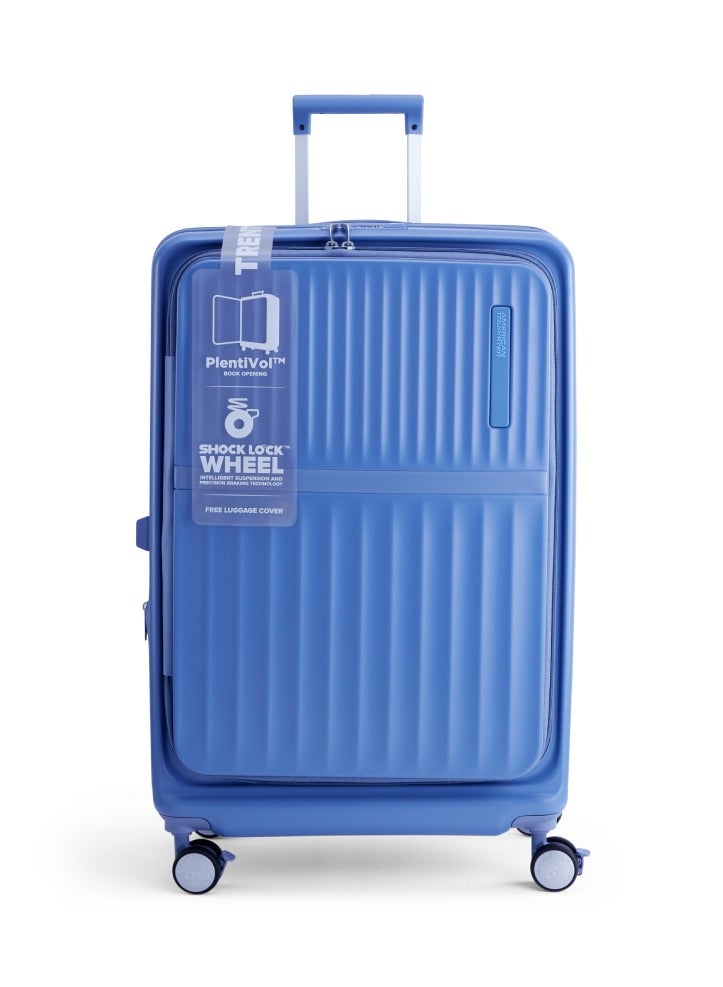 American Tourister Trento + Spinner 76 cm - Elemental Blue - 3 Years Global Warranty