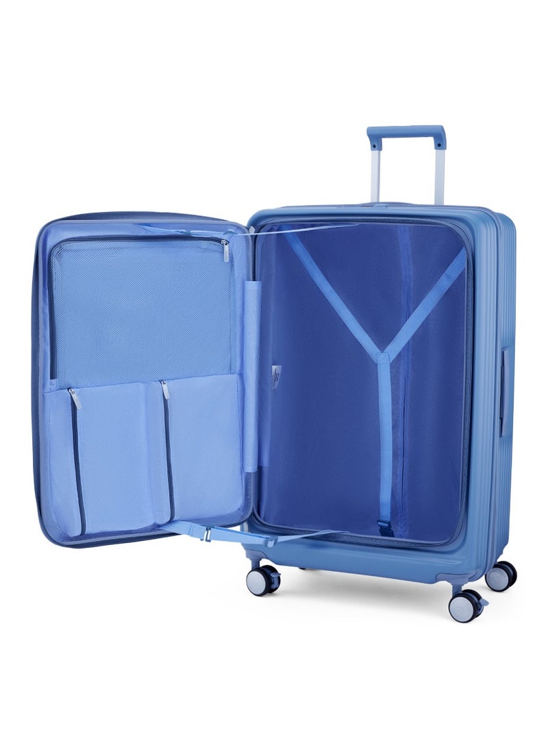American Tourister Trento + Spinner 76 cm - Elemental Blue - 3 Years Global Warranty
