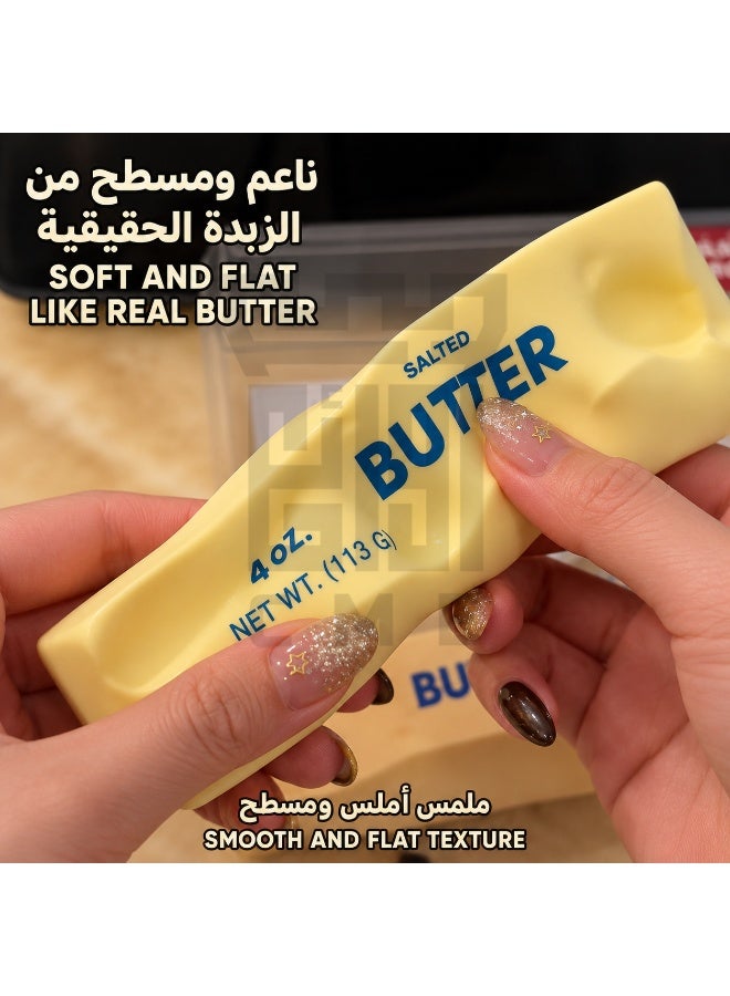 CME Realistic Butter Stick Squishy Stress Relief Toy - Image 1