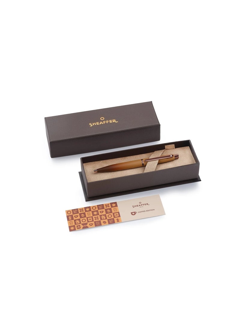 SHEAFFER VFM Ballpoint Pen Coffee Edition With Matte Brown Barrel In Gift Box - Image 3