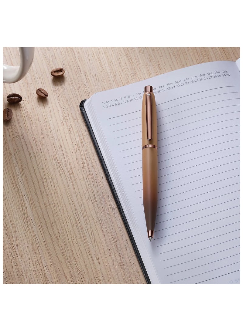 SHEAFFER VFM Ballpoint Pen Coffee Edition With Matte Brown Barrel In Gift Box - Image 5