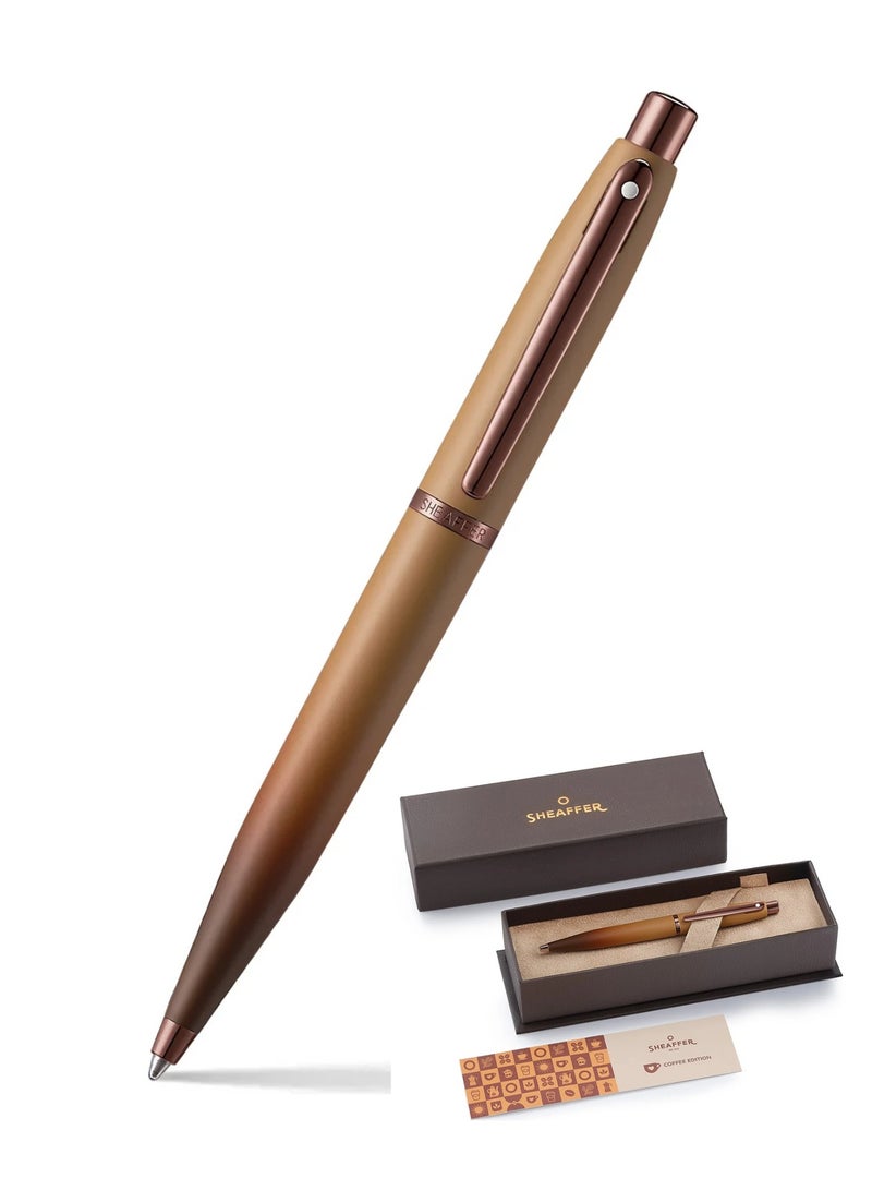 SHEAFFER VFM Ballpoint Pen Coffee Edition With Matte Brown Barrel In Gift Box - Image 1