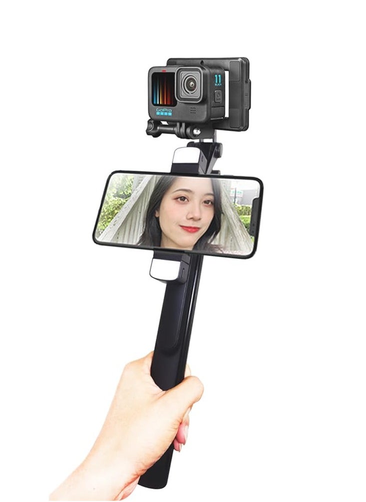 SYOSI حامل سريع الفك على الصدر لكاميرا DJI OSMO Action 4 3 وGo-Pro Hero 12 11 متوافق مع كاميرا GoPro Hero 12 11 الرياضية ملحقات حامل المنظور الأول حامل مغناطيسي للتصوير بدون استخدام اليدين  - Image 5