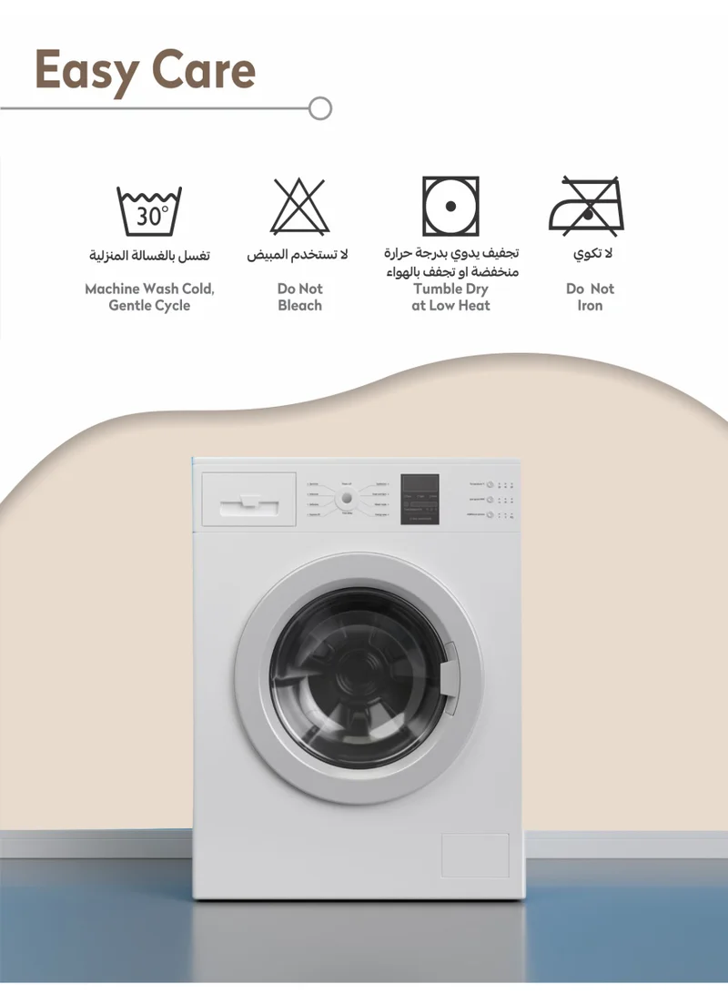 دونا مفرش 4 قطع مقاس مفرد ونص يناسب سرير 140×200 سم تصميم مشجر مطبوع من مايكروفايبر كلاود كولكشن