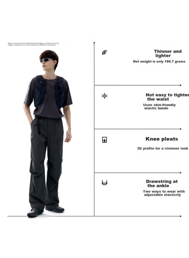 Bananain 【Wang Yibo Same Style】Cool Air Men'S New Quick-Drying Paratrooper Pants Casual Sports Trousers - Image 2