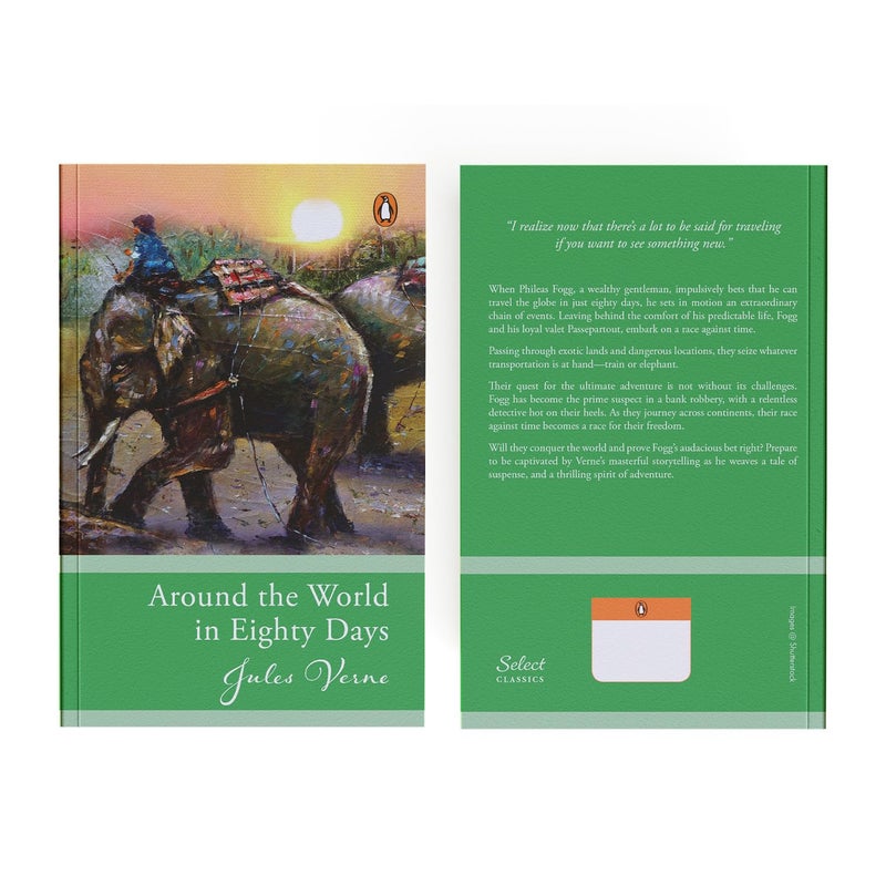 Penguin Select Classics: Around The World In Eighty Days: (Original, Unabridged Classic) Paperback by Jules Verne - 11 April 2024 - Image 3
