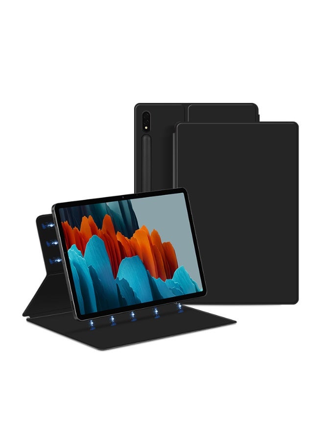 عام غطاء مغناطيسي متوافق مع سامسونج جالكسي تاب S10 الترا 14.6 بوصة (2024): غطاء لوحي ذكي مغناطيسي، مع فتحة قلم ووظيفة نوم/استيقاظ تلقائي وحامل متعدد الزوايا. - Image 1