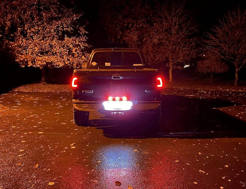 iJDMTOY Smoked Lens 9-LED Rear Truck Bed Mounted Center Tailgate Running Light Bar, Compatible with 1999-2010 Ford F-250 F-350 F-450 DRW, Also Fit Other Truck/Pickup - Image 4