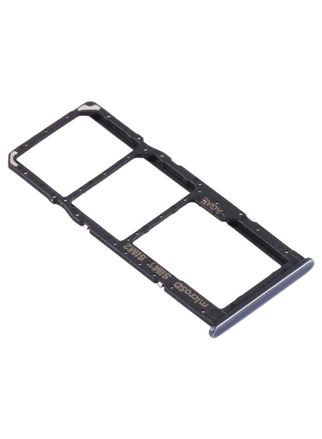 erorex For Samsung Galaxy A71 SIM Card Tray + SIM Card Tray + Micro SD Card Tray (Black) - Image 3