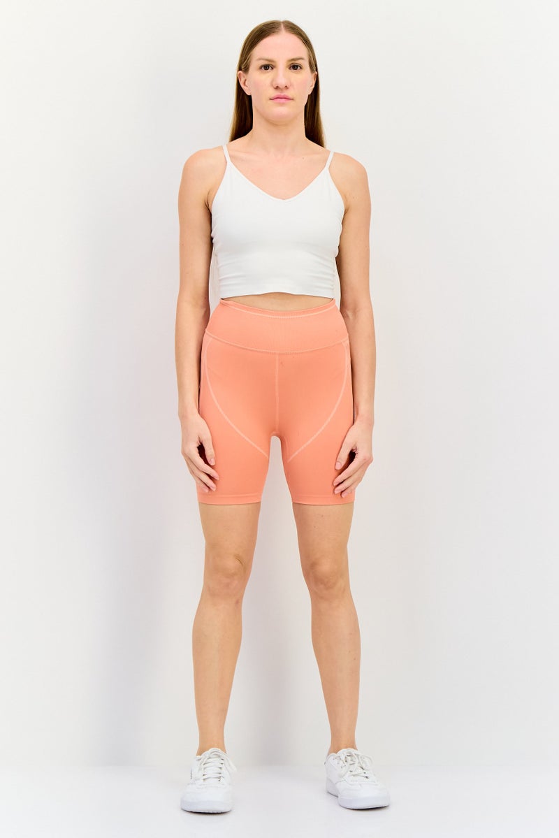 PUMA Women Sportswear Fit Training Shorts, Coral - Image 3