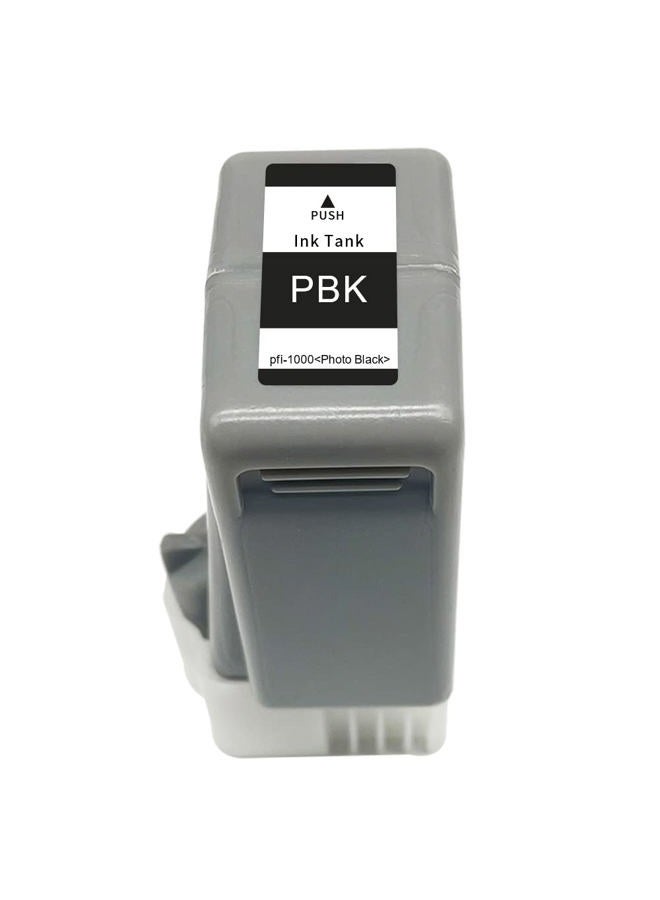 Aomya Compatible Canon PFI-1000 Remanufactured Ink Cartridge for Canon imagePROGRAF PRO-1000 (80ML Photo Black Pigment Ink) - Image 1
