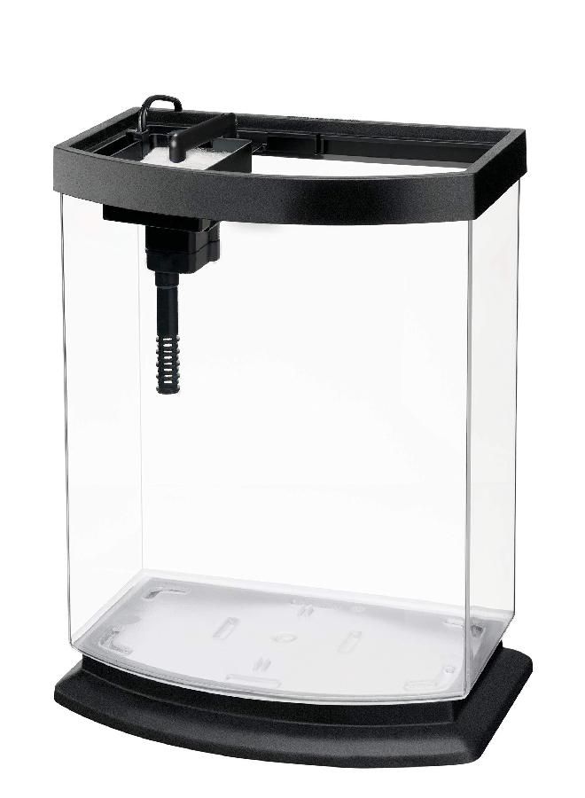 Aqueon LED MiniBow Small Aquarium Fish Tank Kit with SmartClean Technology, Black, 2.5 Gallon - Image 2