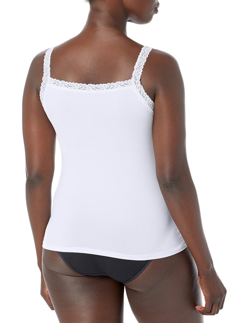 Vanity Fair Women's Perfect Lace Spincami Camisole 17166, Star White, Small - Image 2