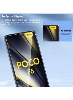 SNBFA 3 PCS Screen Protector for Xiaomi POCO F6 5G Tempered Glass Screen Protecto  - Image 5