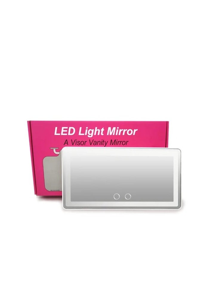 Generic Modes Shading CosmeticLED Light Makeup Mirror Passenger Vanity Mirror, Car Makeup Mirror with Lights, Sun Visor  - Image 2