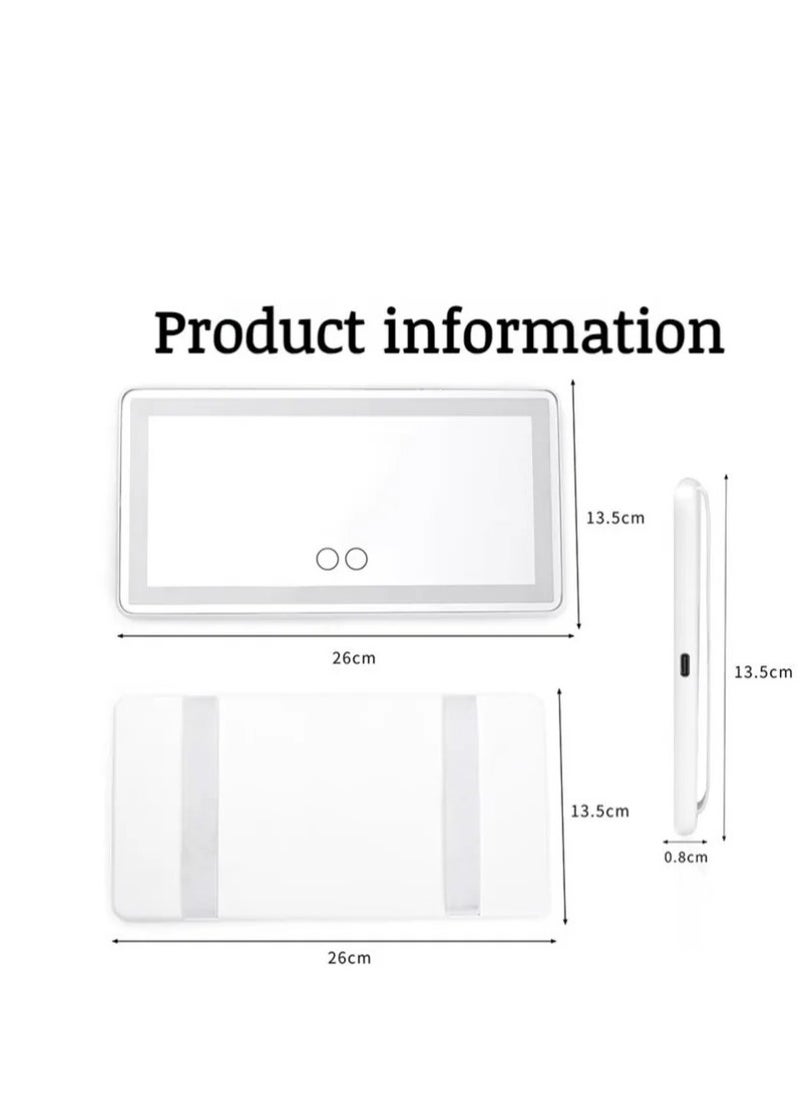 Generic Modes Shading CosmeticLED Light Makeup Mirror Passenger Vanity Mirror, Car Makeup Mirror with Lights, Sun Visor  - Image 3