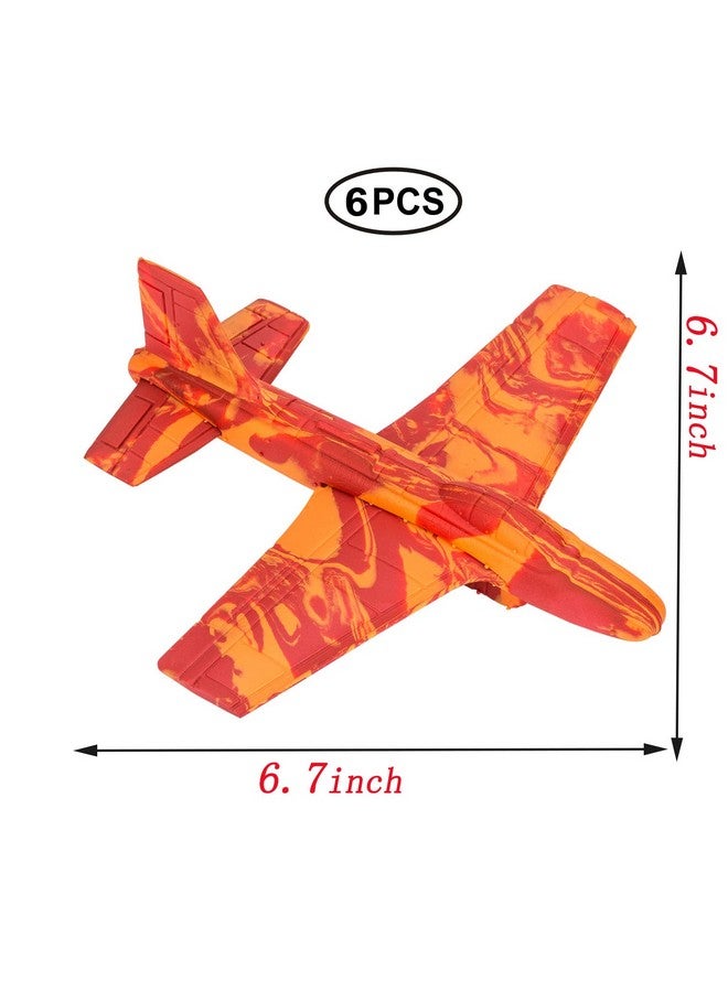 US Sense US Sense 6Pcs Foam Airplanes Glider Outdoor Toy -Glider Planes for Kids - Foam Planes for Kids - Perfect Party Favor or Goodie Bag Toy - Fulfill Your Child's Aviation Dreams  - Image 3