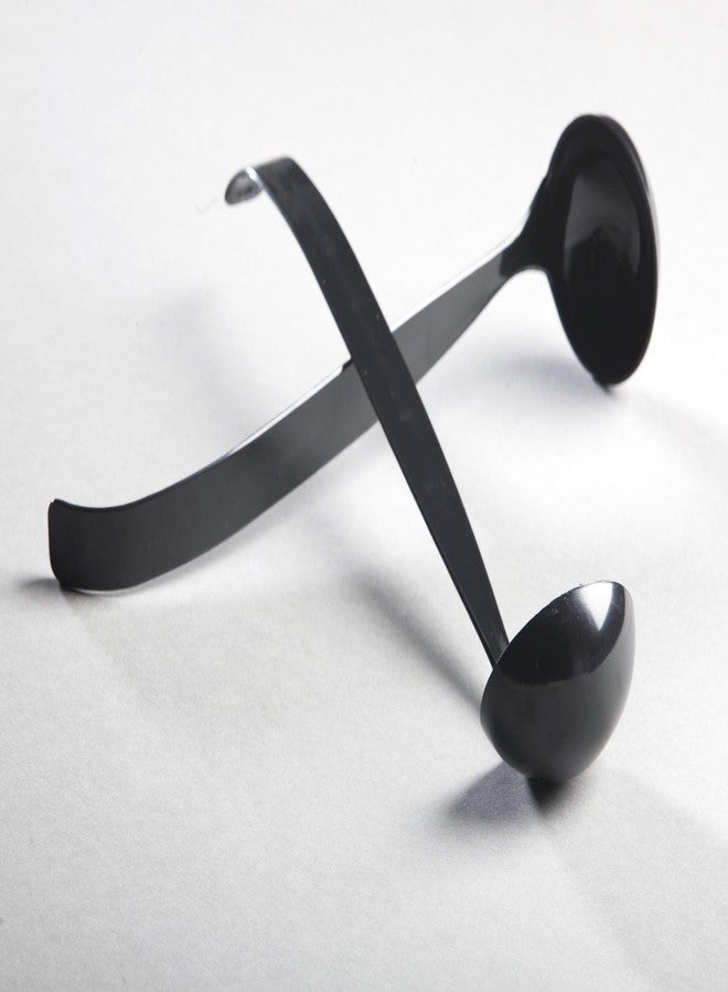 EMI Yoshi Koyal Ladles, 2-Ounce, Black, Set of 48 - Image 2