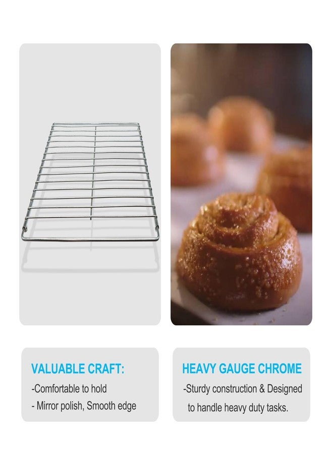 Baudelun Adjustable Extendable Oven Rack, Heeeeavy Duty Wire Racks, Universal Telescopic Oven Cooker Shelf Rack For Whirlpool Frigidaire GE Kenmore Ovens. Adjusts from 14.5 Inches - 25.5 Inches Wide. (1) - Image 4