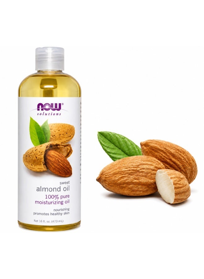 Now Foods Sweet Almond Oil 473 ml - Image 3