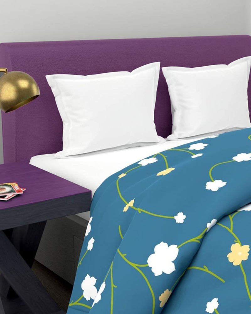 KEA All-Weather Microfiber Double Bed Printed Comforter, 200 GSM|Size - 85x95 Inch|Comforter Double - Image 5