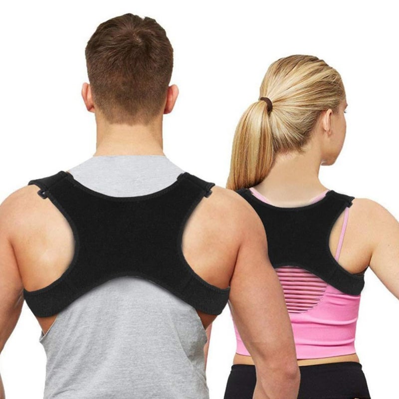 Adjustable Back Posture Corrector Belt, Universal Hunchback Correction Brace Shoulder and Lumbar Support for Spinal Alignment and Back Straightening - Image 3