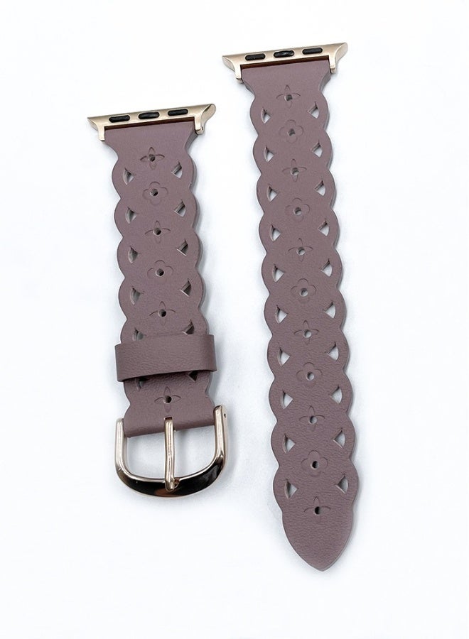 بيوينتي ساعة هواوي ووتش 4 برو بحزام سيليكون ومشبك قابل للطي حزام مغناطيسي 18 مم لون أحمر نبيذي