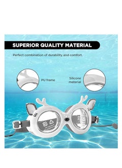 ENDLESS  EL1003 Children Swimming Goggle with Anti-Fog and UV Protection | Material : Silicon, PU | Attached Ear Buds and Adjustable Strap | Soft Silicone Gasket for Leak Proof | Hard Case  - Image 3