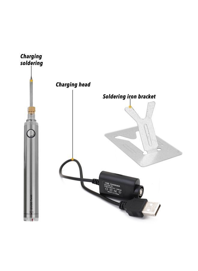 نيبمينينت كاوية لحام لاسلكية مزودة بموصل USB فضي 15x4x10.5سنتيمتر  - Image 5