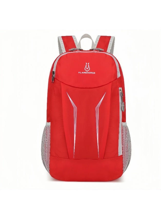 FLAMEHORSE Men's and Women's Folding Bag Outdoor Backpack Ultralight Skin Bag Running Bag Yoga Backpack Nylon Waterproof Backpack - Image 1