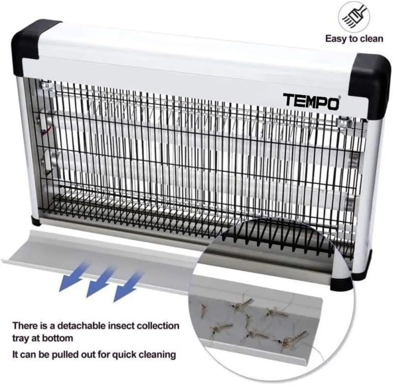 TEMPO Smart Mosquito Killer With Lamp Size 30W UV light -Electric Flying Insect Killer -bug Zapper - Mosquitos & flys trap-Indoor Outdoor use, 2 Year Warranty - Large - Image 4