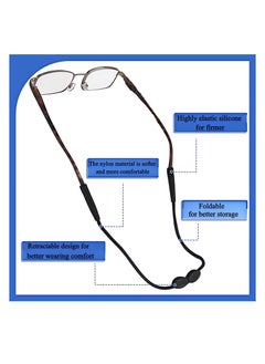 T NEWFUN Tailless Sunglasses with Adjustable Eyeglass Straps Sport Style 3 Pack 14 Inch Eyeglass Cord Straps for Kids Women Men  - Image 3