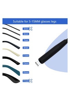 T NEWFUN Tailless Sunglasses with Adjustable Eyeglass Straps Sport Style 3 Pack 14 Inch Eyeglass Cord Straps for Kids Women Men  - Image 4
