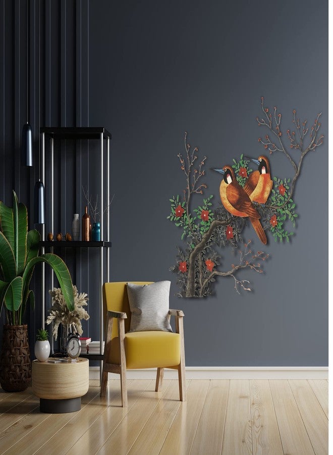 CVANU Beautiful Design Printed PVC Vinyl Wall Sticker for Decoration (Multicolour, 53.5cmx70cm) - Image 2