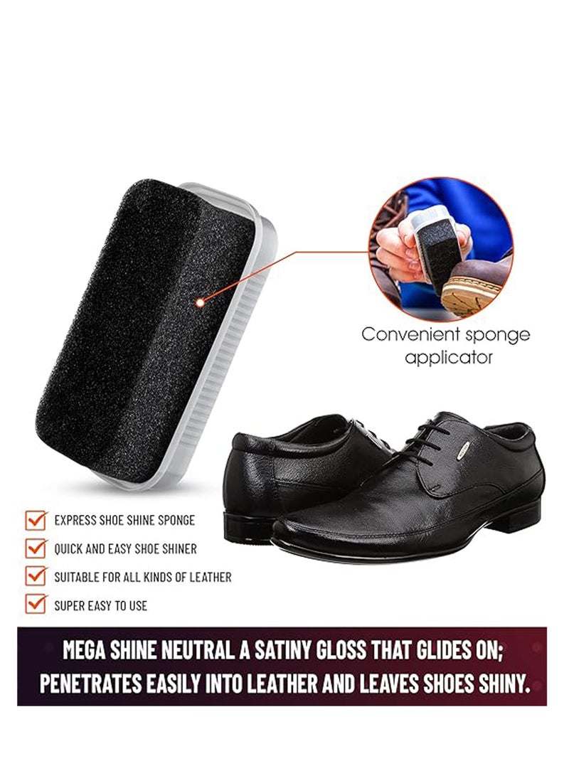 Silver Express Shoe Shine Sponge Black and neutral - Image 4