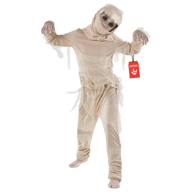 Morphsuits Kids Mummy Costume for Boys and Girls, Halloween Mummy Outfit, Spooky Costume for Kids, Fun Dress-Up, Small - Image 1