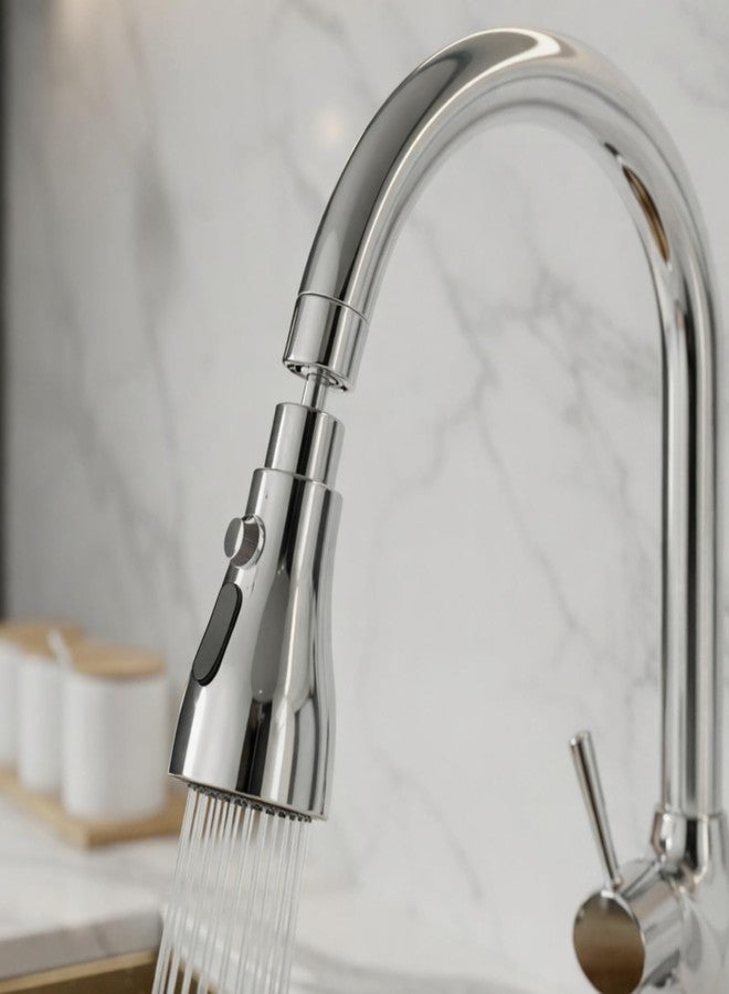 RAGGLE Flexible Tap Extender for Kitchen Sink - 360° Rotating Faucet Attachment, 3-Mode Water-Saving Kitchen Tap Aerator Shower - Image 1