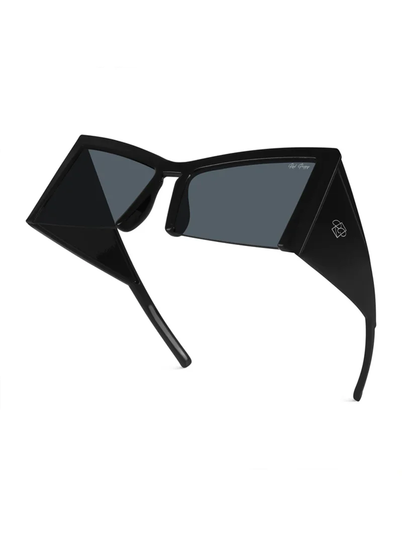 Woggles  Red Pappy Stellara Cateye Black Sunglasses  | Best Price UAE