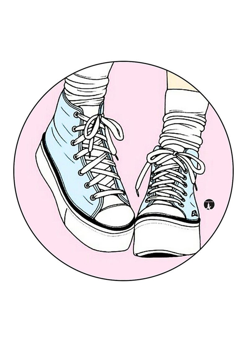 RKN Shoes Printed Fridge Magnet  Round  Multicolour - Image 2