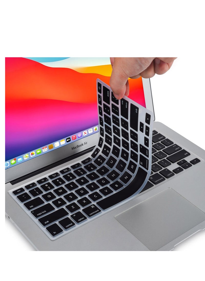 Generic - US Keyboard Keycaps Keys Full Set of US Replacement Keycaps for MacBook Pro 13" 15" A1425 A1502 A1398 2012-2015 Year for MacBook Air 13" A1369/A1466 2011-2017 Year - Image 1