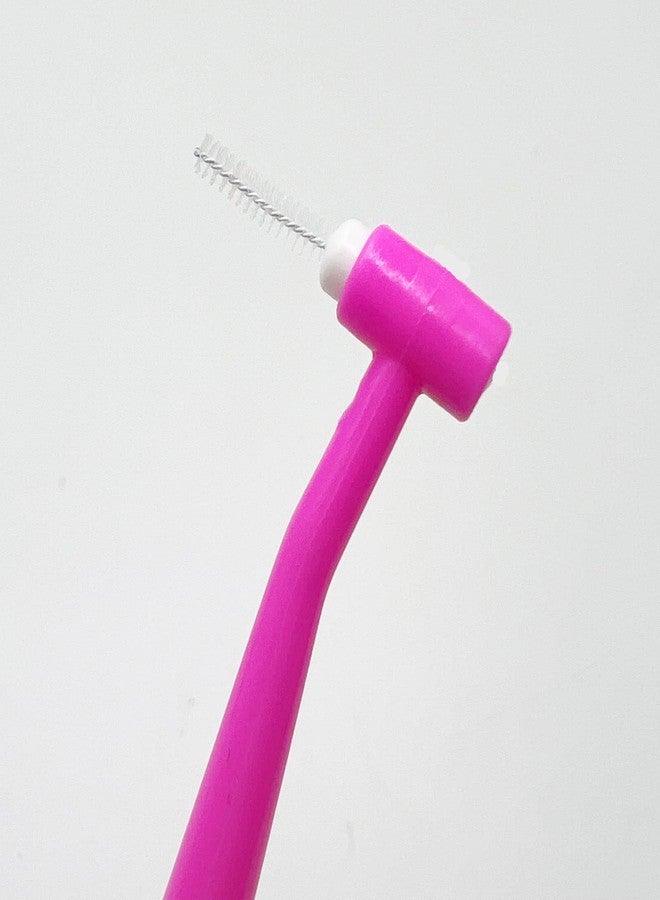 HRASY 4 Pieces Orthodontic Toothbrush Double-Ended Interspace Brush Tiny Small Soft Trim Head for Braces and Teeth Detail Cleaning(4 Colors B2 - Image 5