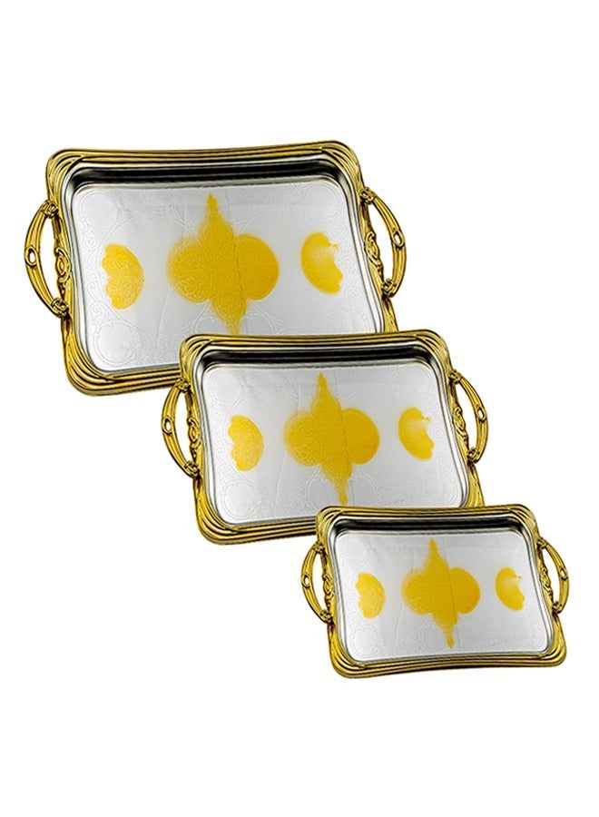 باصرة طقم تباسي تقديم ستيل 3 قطع - Image 1