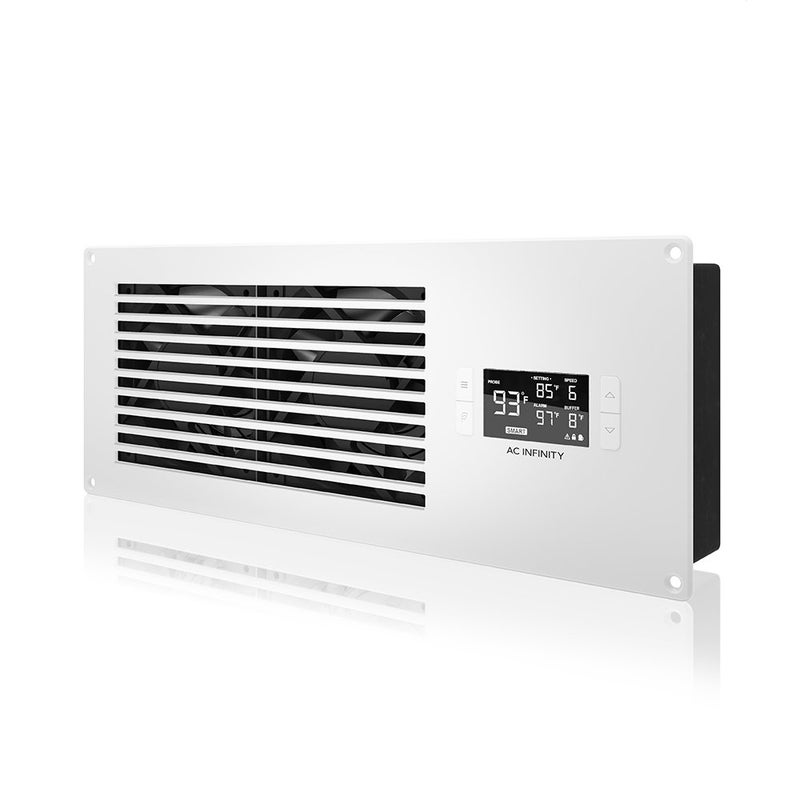 AC Infinity AIRFRAME T7 White, High-Airflow Cooling Fan System 17", Exhaust Airflow, for AV Equipment Rooms, Closets, and Enclosures - Image 1