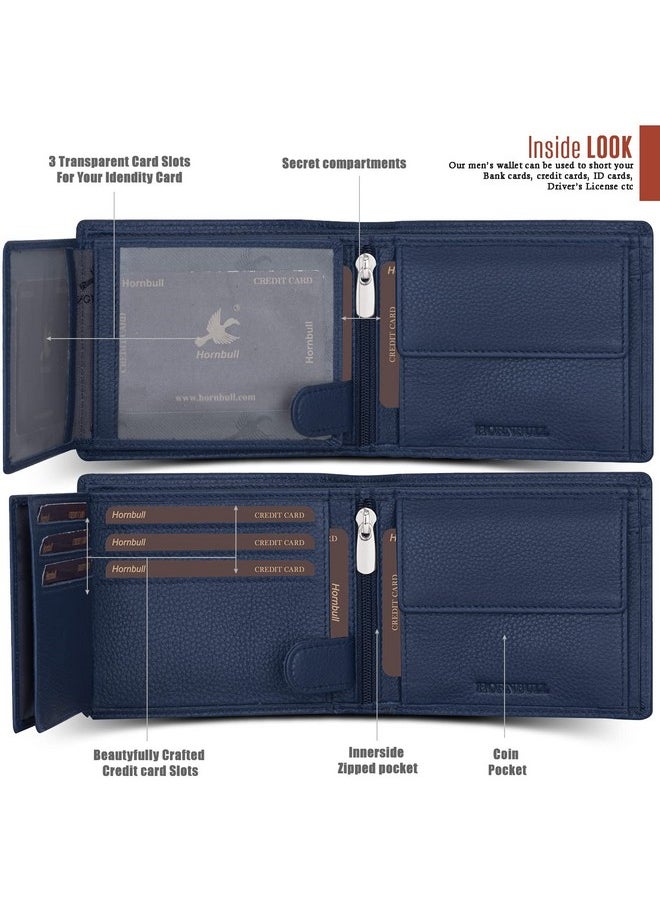 HORNBULL Vegas Navy RFID Blocking Leather Wallet for Men | Wallets Men Leather | Mens Wallet - pzsku/ZBFE1AA293E419FD91F5EZ/45/_/1737720974/80ab35a6-7e81-43d3-91af-314c5788dd79