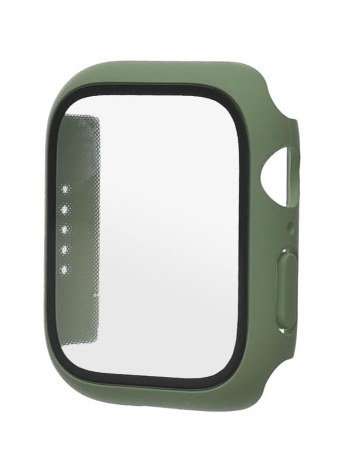 Generic - Classic Smartwatch Tempered Glass Screen Protector Case For Apple Watch Series Se (40mm) - Green - Image 1