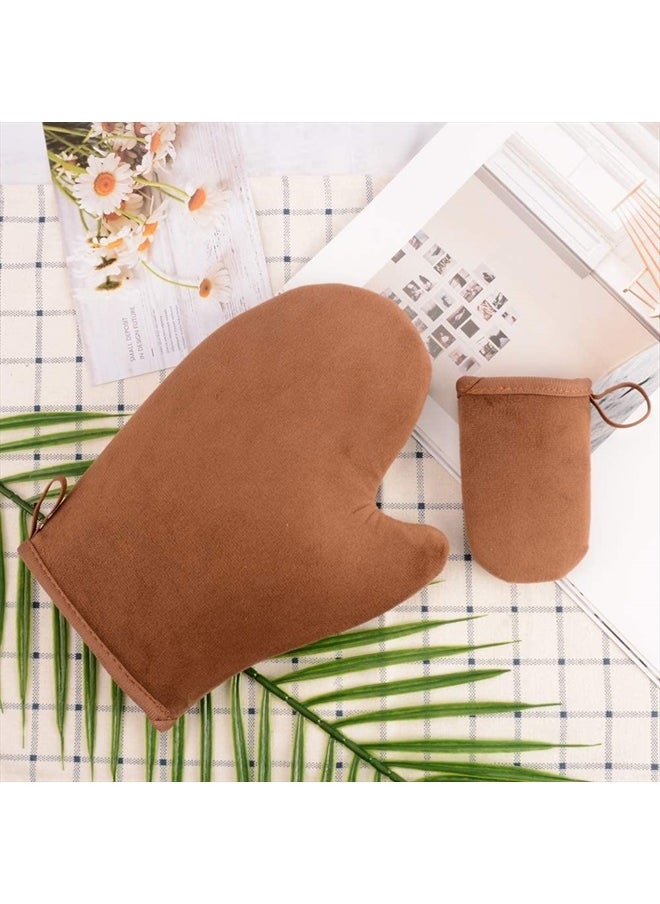 ANSPHIE - Self Tanning Mitt Applicator Mit Sunless Tanning Mitten Self Tanner Mitt Self Tan Mitt Self Tanner Applicator Mitt Tan Applicator Mitt With Thumb Ultra Soft Tanning Glove Self Tanner Gloves - Image 1