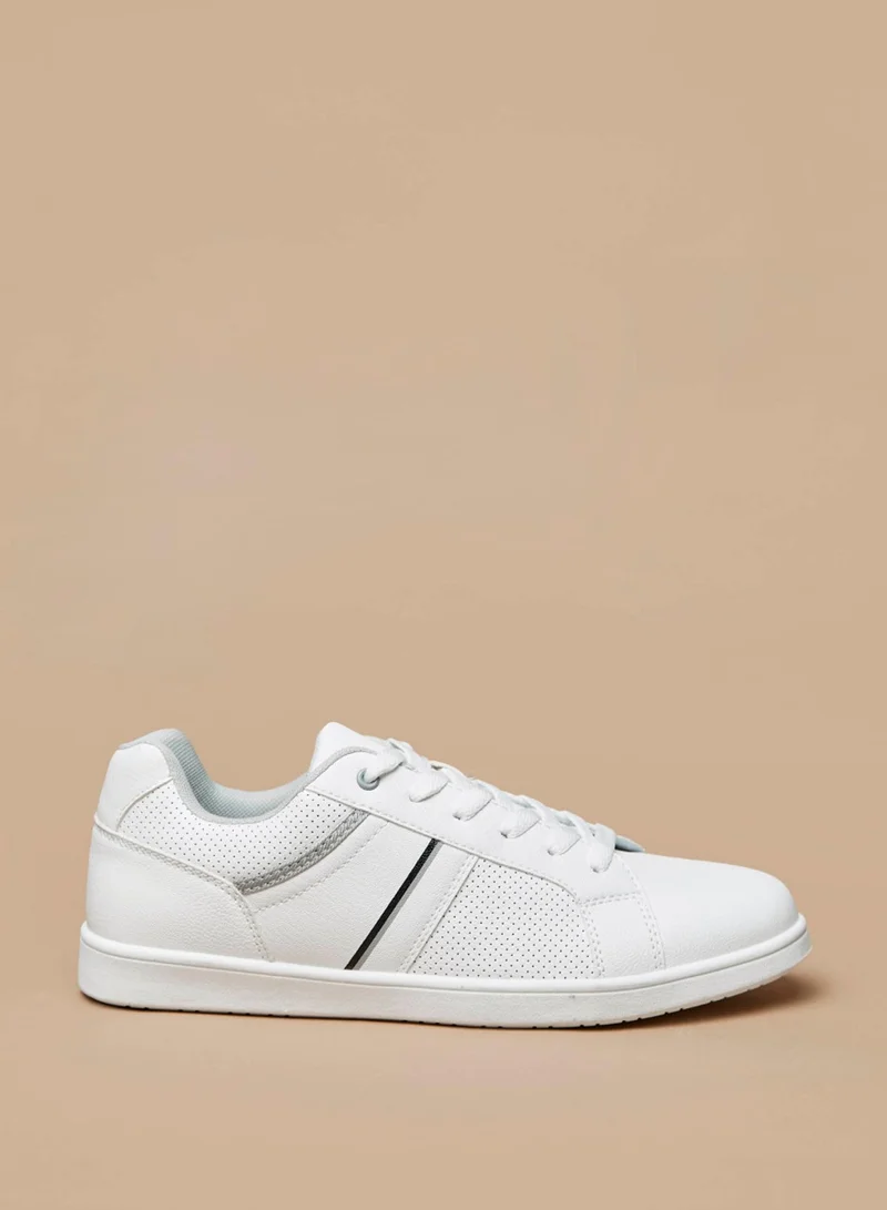 LBL by Shoexpress Mens Paneled Lace Up Casual Sneakers By Shoexpress