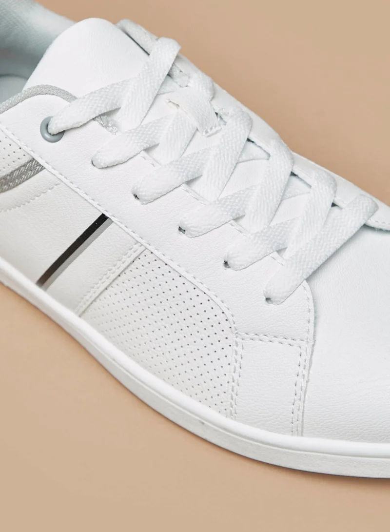 LBL by Shoexpress Mens Paneled Lace Up Casual Sneakers By Shoexpress