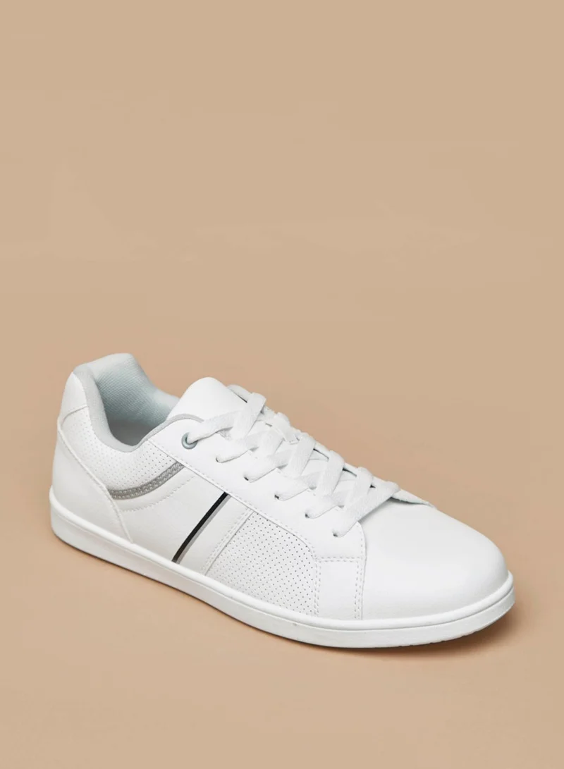 LBL by Shoexpress Mens Paneled Lace Up Casual Sneakers By Shoexpress