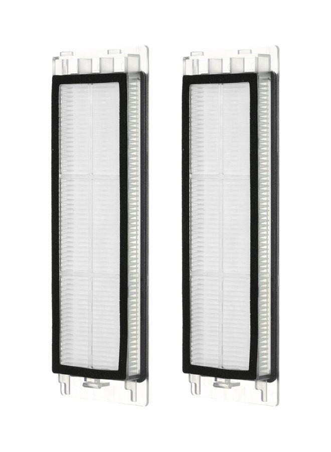 NIBEMINENT 2-Piece Replacement HEPA Filters Accessories For Xiaomi Mi Robotic Vacuum Cleaner H22458 Clear/Black - Image 1